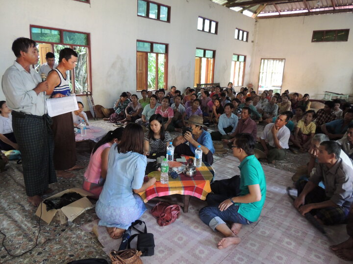 Community sensitisation - Ayeyarwady region, Myanmar