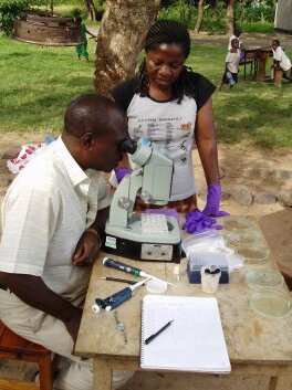 Researchers in Tanzania 