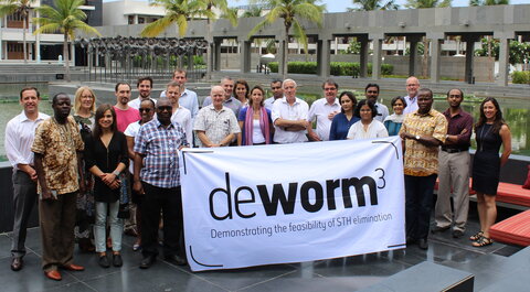 DeWorm3 researchers