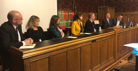 Panel discussion during the APPG chaired by Jeremy Lefroy MP