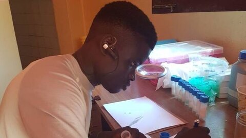 Ba is studying to be an entomologist. Image courtesy LSHTM