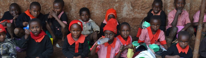 Lunchtime in an Kenyan School